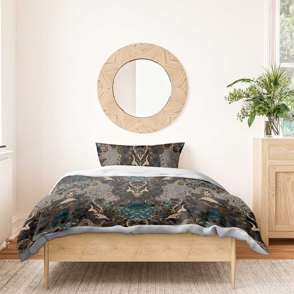 Madiba Nelson Mandela Batik Bedding Set Black Indonesia Heritage LT15