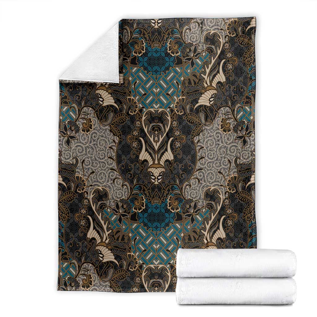 Madiba Nelson Mandela Batik Blanket Black Indonesia Heritage LT15