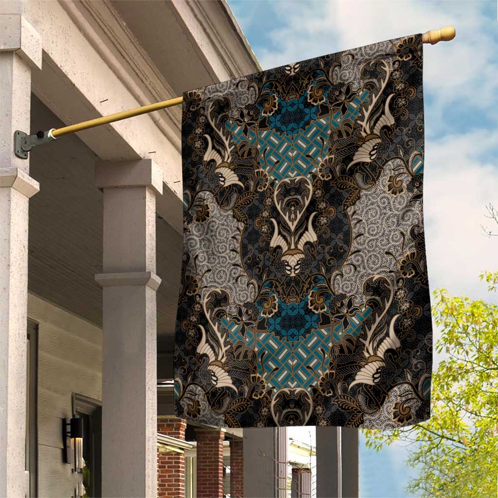 Madiba Nelson Mandela Batik Garden Flag Black Indonesia Heritage LT15
