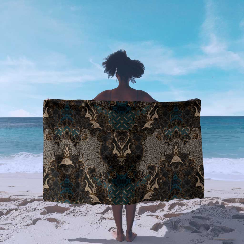 Madiba Nelson Mandela Batik Sarong Black Indonesia Heritage LT15