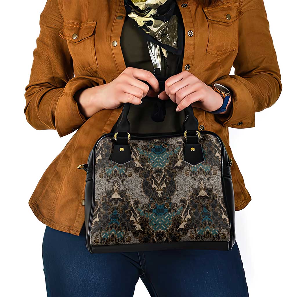 Madiba Nelson Mandela Shoulder Handbag Indonesia Batik Black LT15
