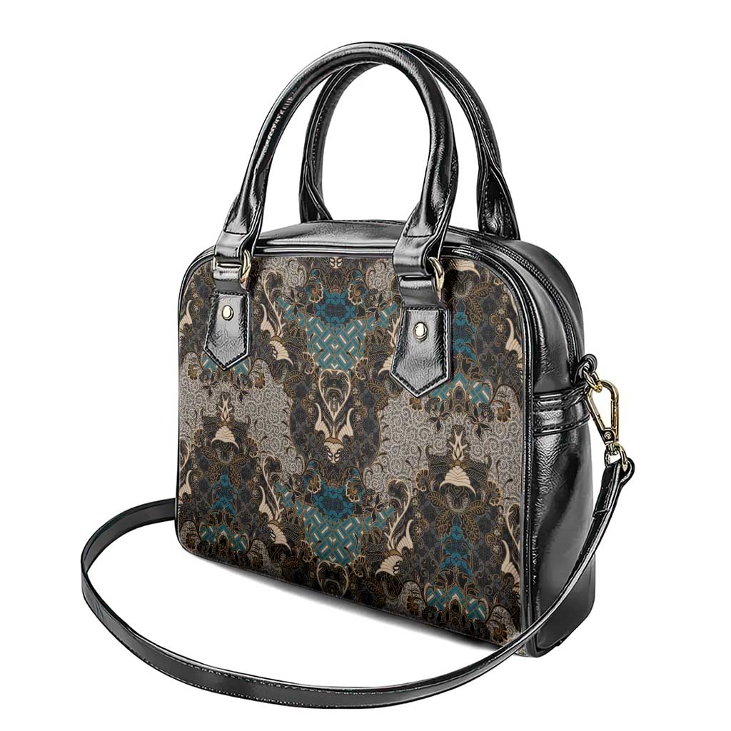 Madiba Nelson Mandela Shoulder Handbag Indonesia Batik Black LT15