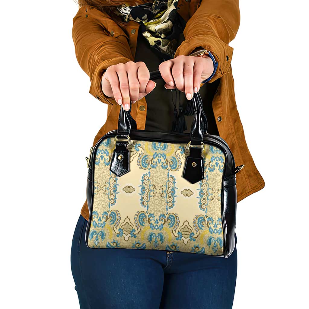 Madiba Nelson Mandela Shoulder Handbag Indonesia Batik Yellow Bule LT15