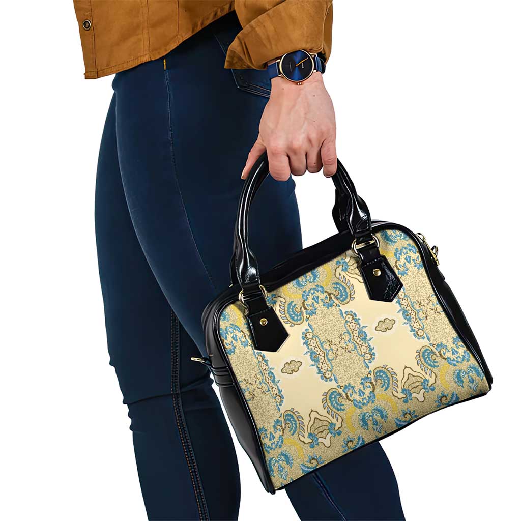 Madiba Nelson Mandela Shoulder Handbag Indonesia Batik Yellow Bule LT15