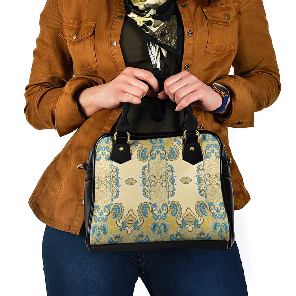 Madiba Nelson Mandela Shoulder Handbag Indonesia Batik Yellow Bule LT15