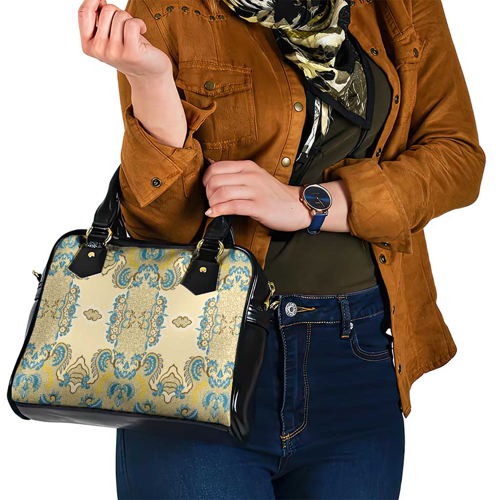 Madiba Nelson Mandela Shoulder Handbag Indonesia Batik Yellow Bule LT15