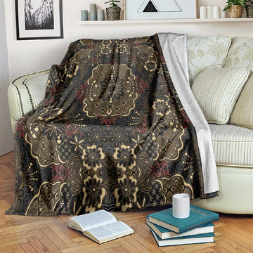 Indonesia Javanese Batik Nelson Mandela Madiba Vintage Style Blanket LT15