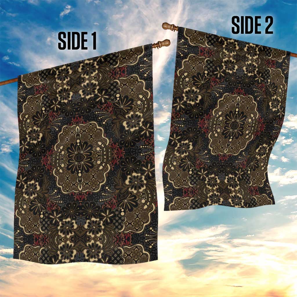 Indonesia Javanese Batik Nelson Mandela Madiba Vintage Style Garden Flag LT15