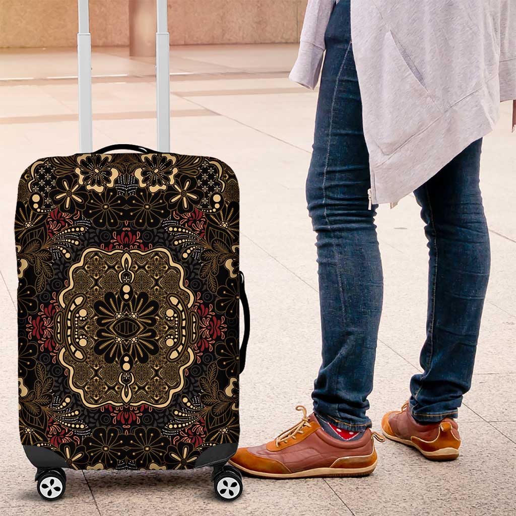 Indonesia Javanese Batik Luggage Cover Nelson Mandela Madiba Vintage Style LT15