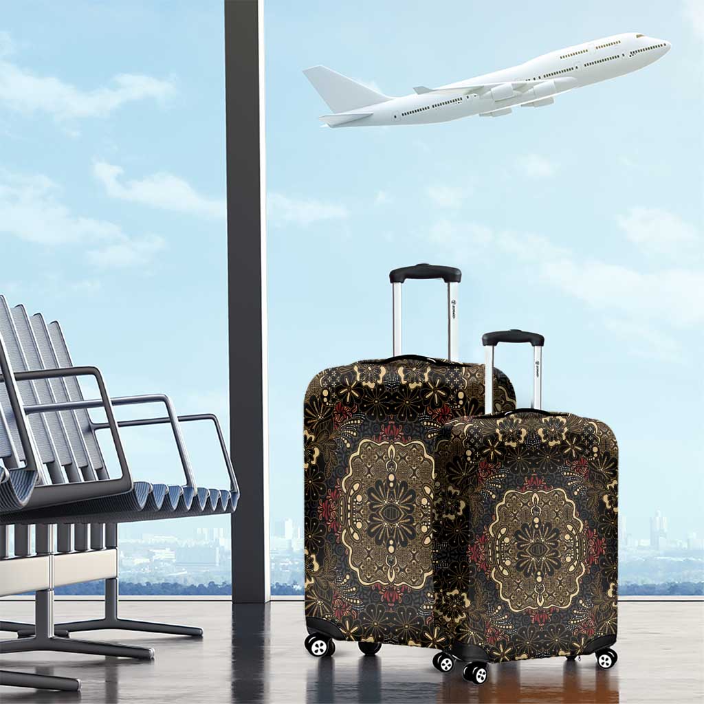 Indonesia Javanese Batik Luggage Cover Nelson Mandela Madiba Vintage Style LT15