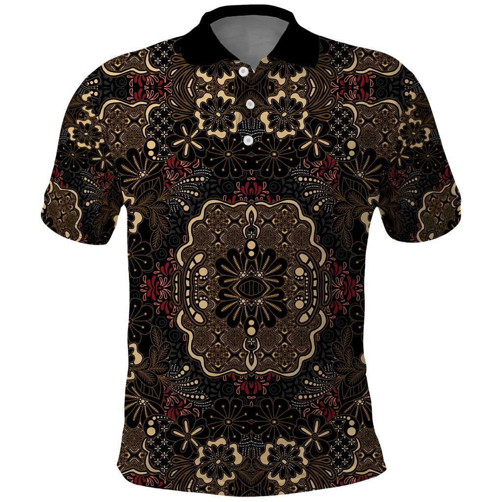 Indonesia Javanese Batik Polo Shirt Nelson Mandela Madiba Vintage Style LT15