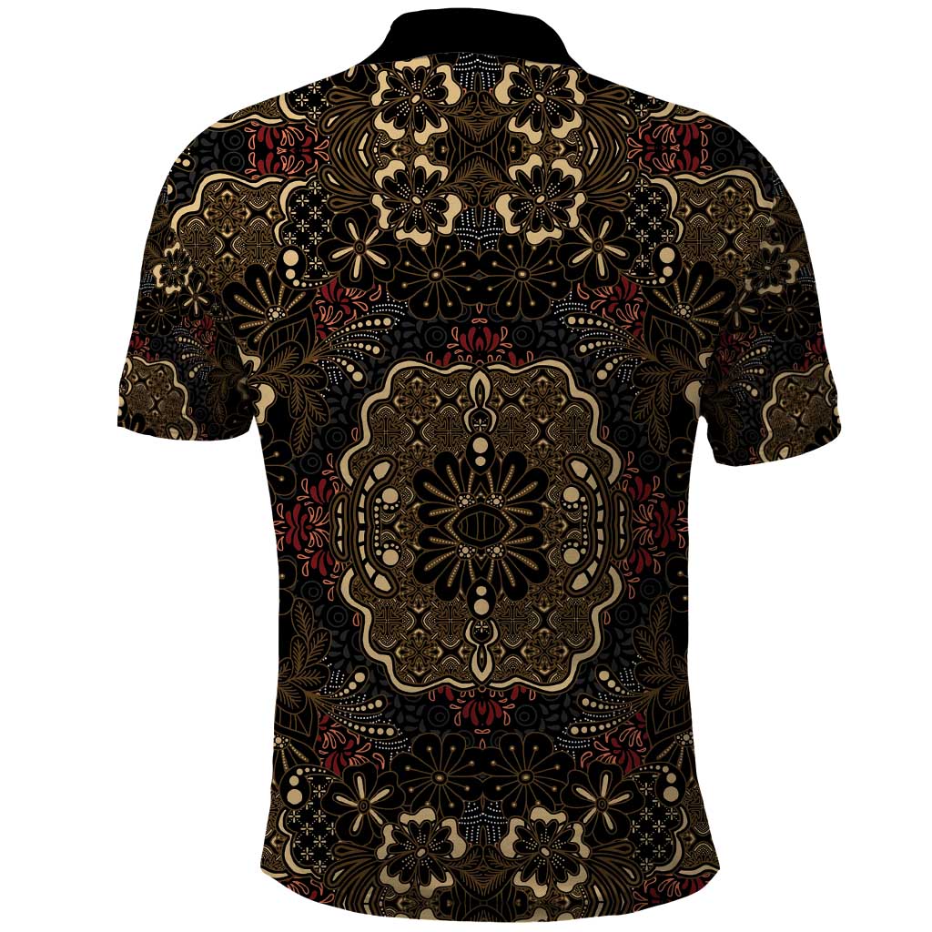 Indonesia Javanese Batik Polo Shirt Nelson Mandela Madiba Vintage Style LT15
