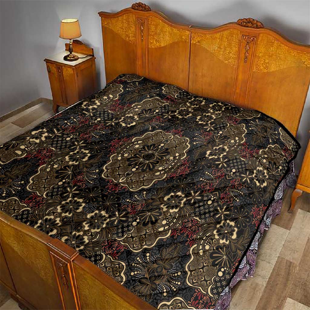 Indonesia Javanese Batik Nelson Mandela Madiba Vintage Style Quilt LT15