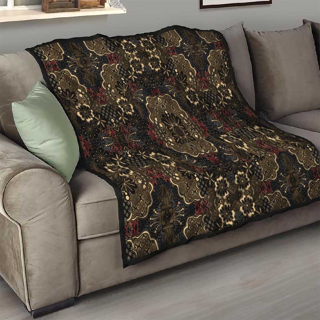 Indonesia Javanese Batik Nelson Mandela Madiba Vintage Style Quilt LT15