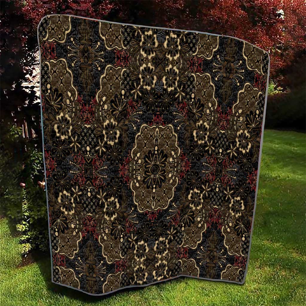 Indonesia Javanese Batik Nelson Mandela Madiba Vintage Style Quilt LT15