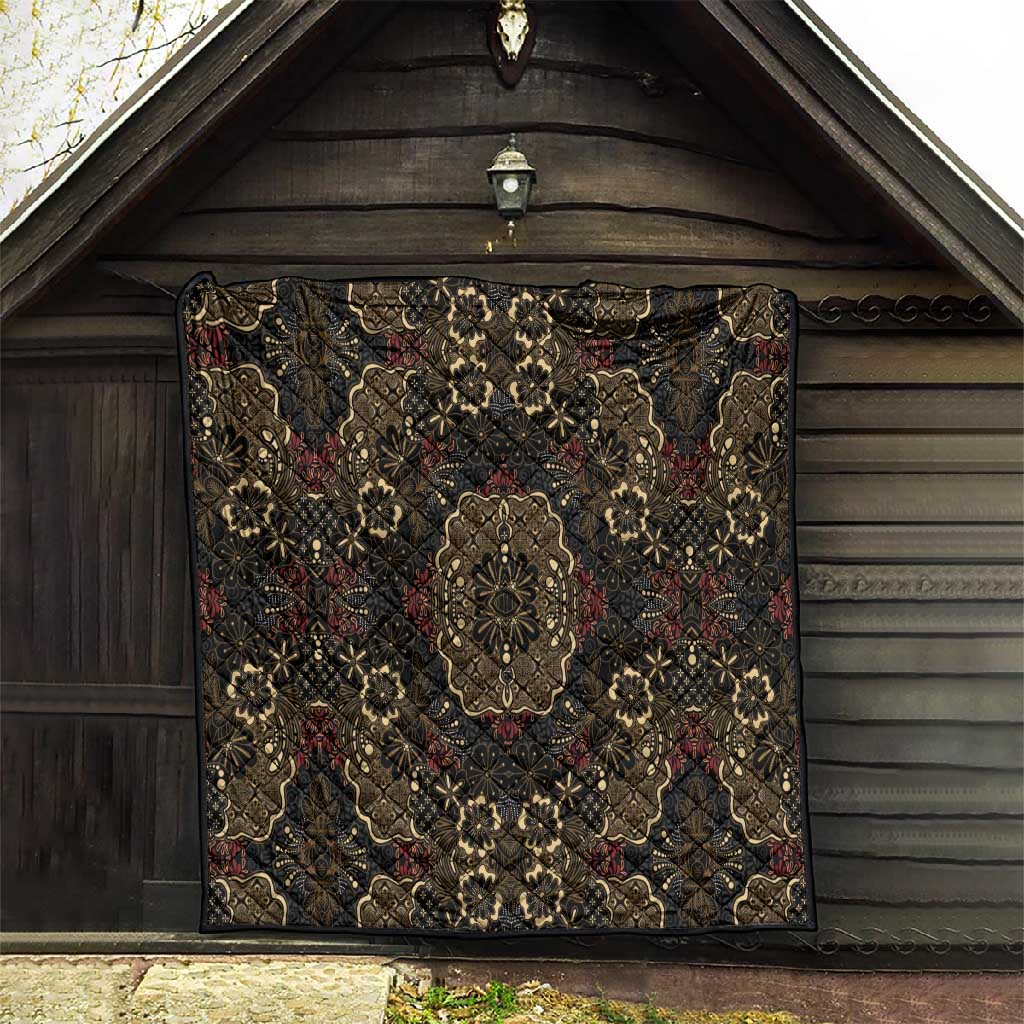 Indonesia Javanese Batik Nelson Mandela Madiba Vintage Style Quilt LT15