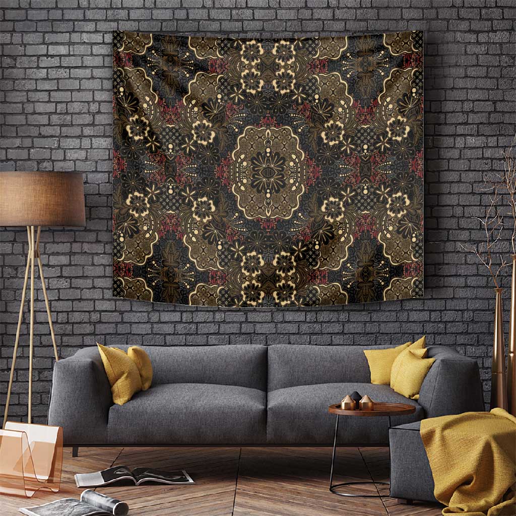 Indonesia Javanese Batik Nelson Mandela Madiba Vintage Style Tapestry LT15