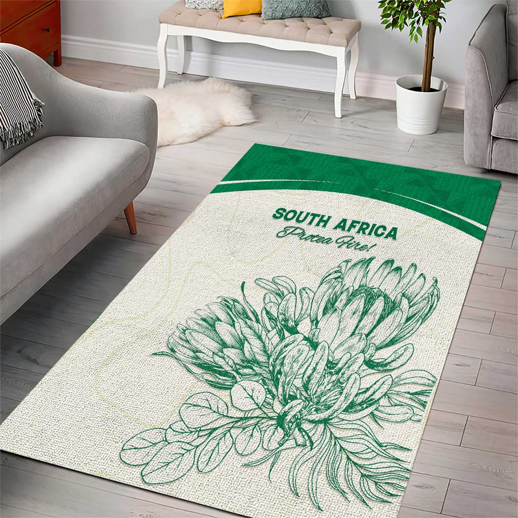 South Africa Cricket Area Rug We Are Champions LT15