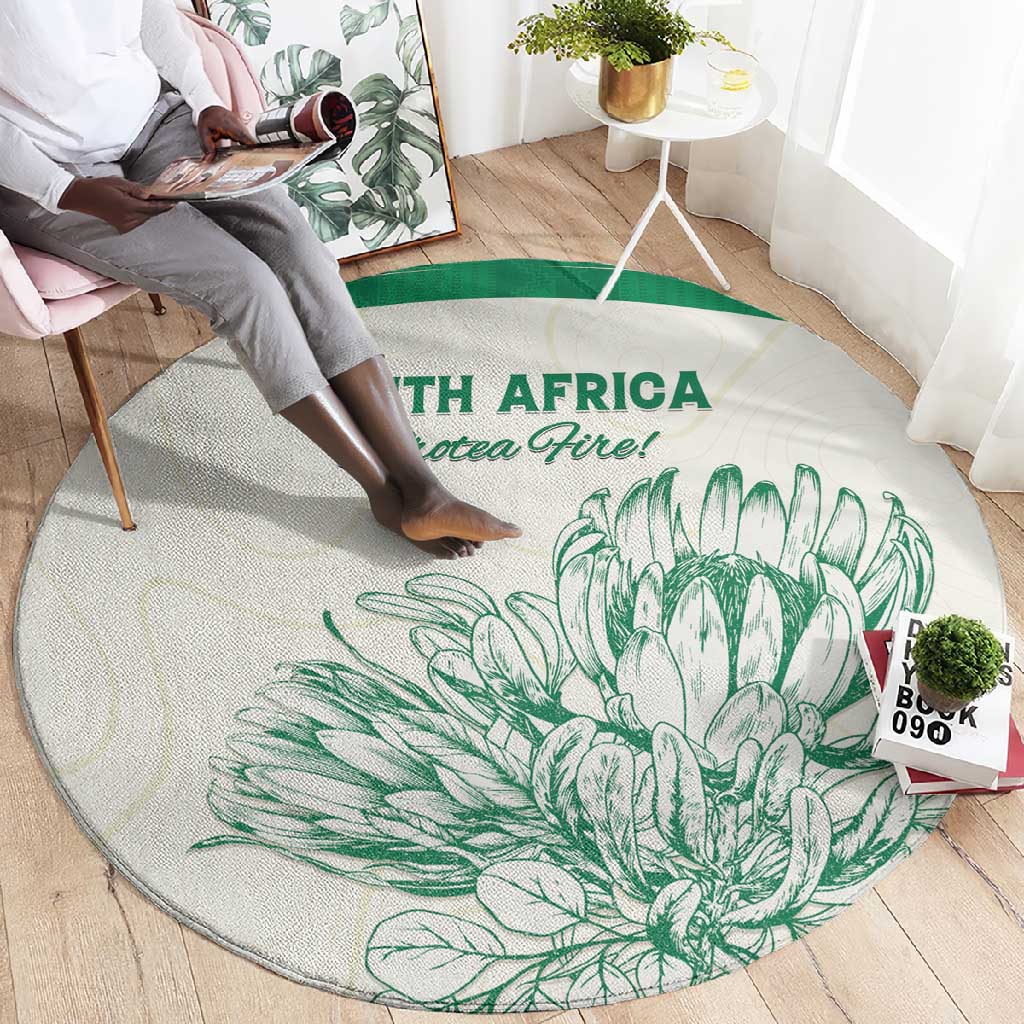 South Africa Cricket Round Carpet We Are Champions LT15
