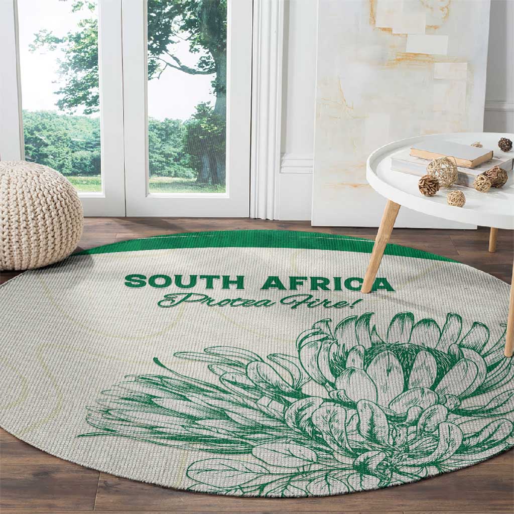 South Africa Cricket Round Carpet We Are Champions LT15