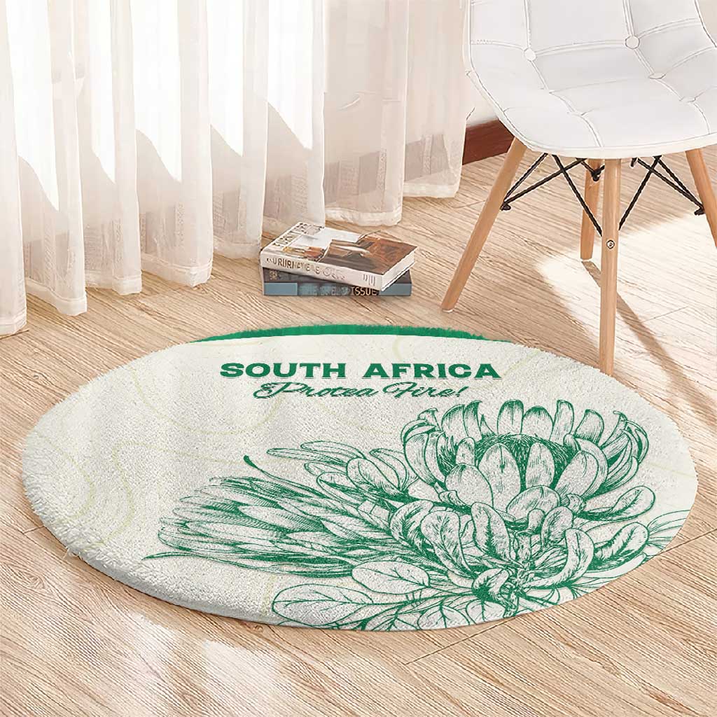 South Africa Cricket Round Carpet We Are Champions LT15