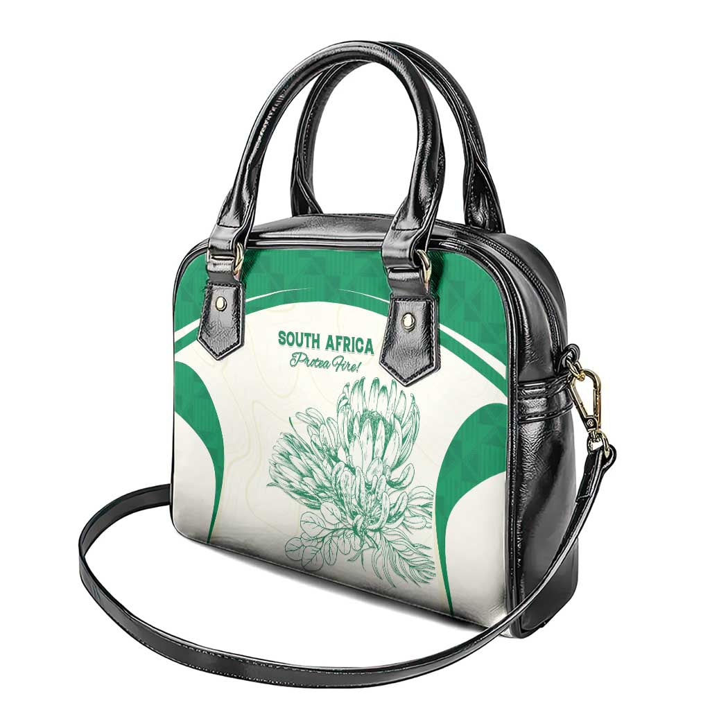 South Africa Cricket Shoulder Handbag Protea Fire LT15