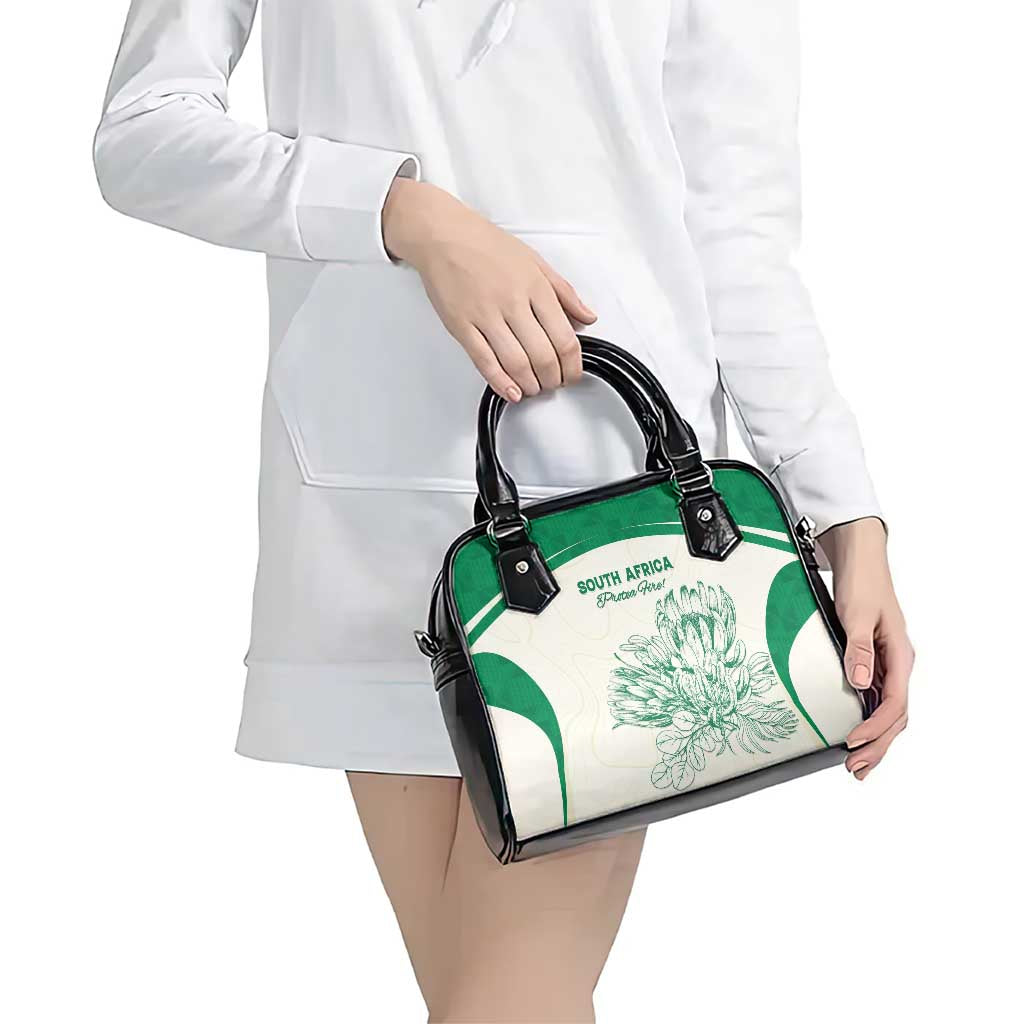 South Africa Cricket Shoulder Handbag Protea Fire LT15