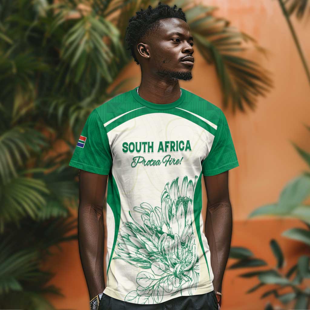 Custom South Africa Cricket T shirt We Are Champions LT15