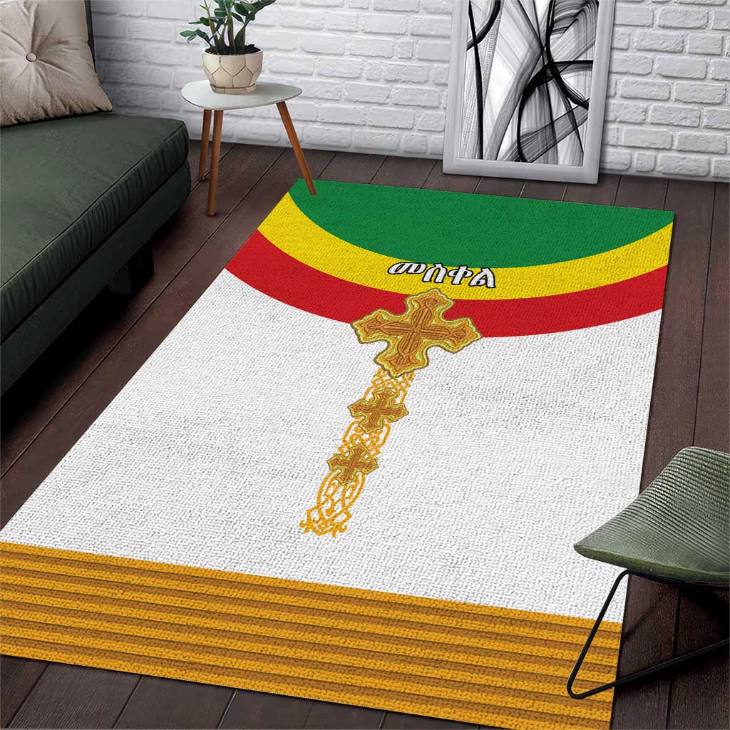 Meskel Ethiopia Area Rug True Cross LT15