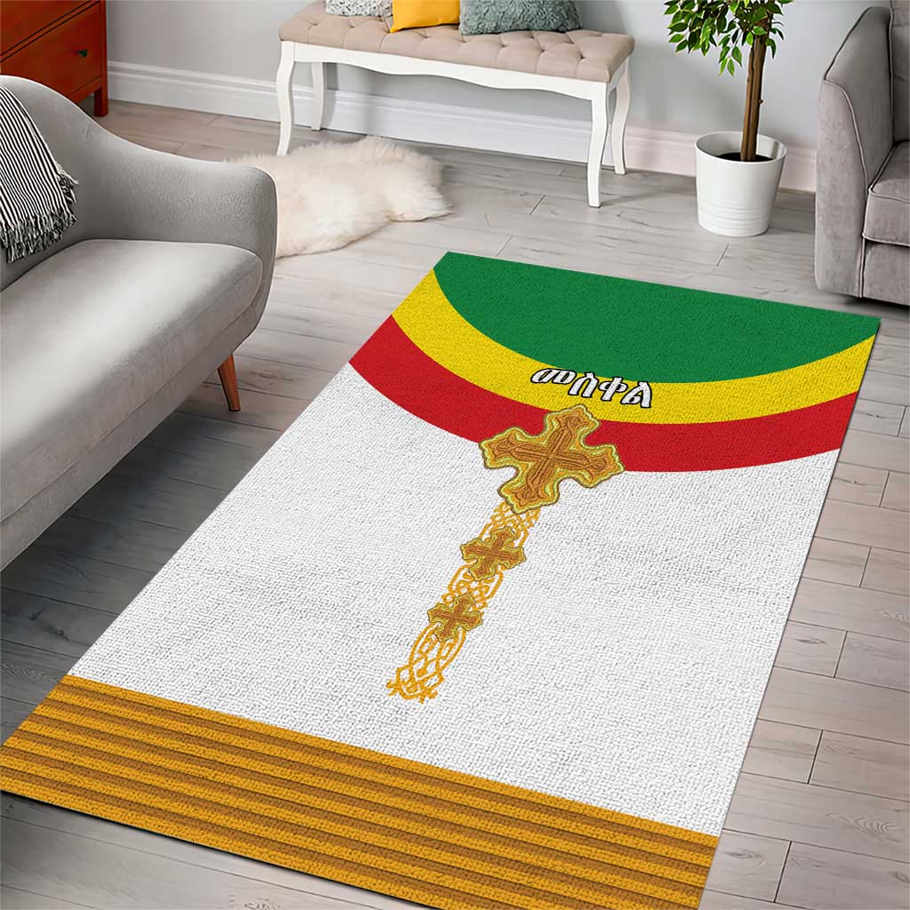 Meskel Ethiopia Area Rug True Cross LT15