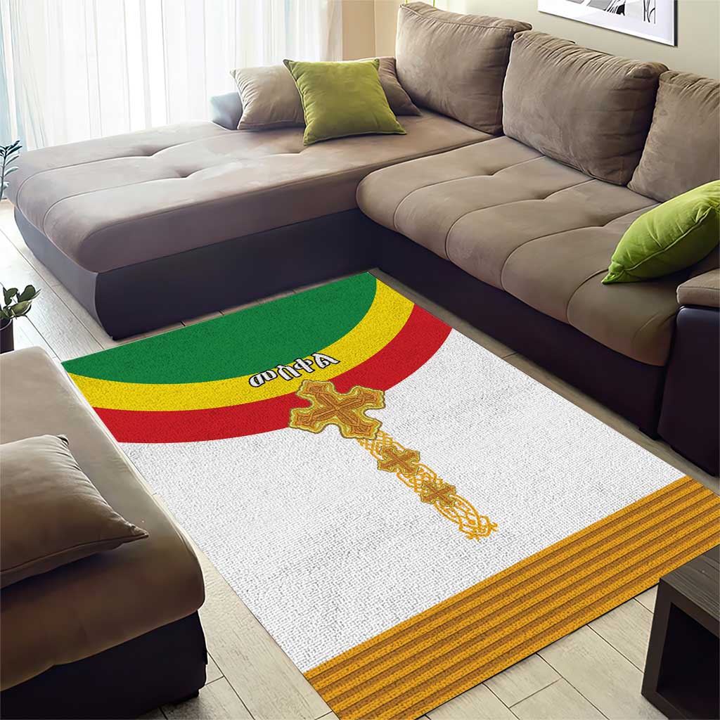 Meskel Ethiopia Area Rug True Cross LT15