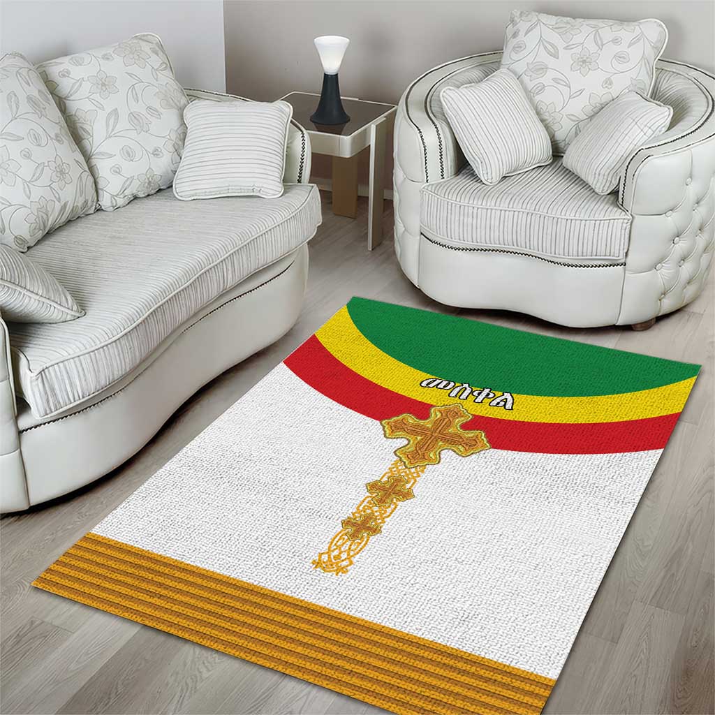 Meskel Ethiopia Area Rug True Cross LT15