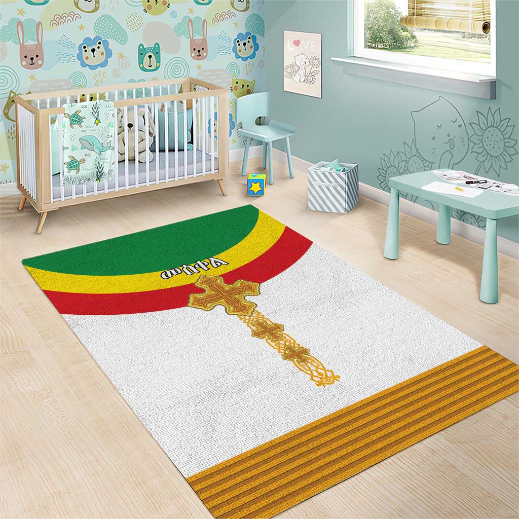 Meskel Ethiopia Area Rug True Cross LT15
