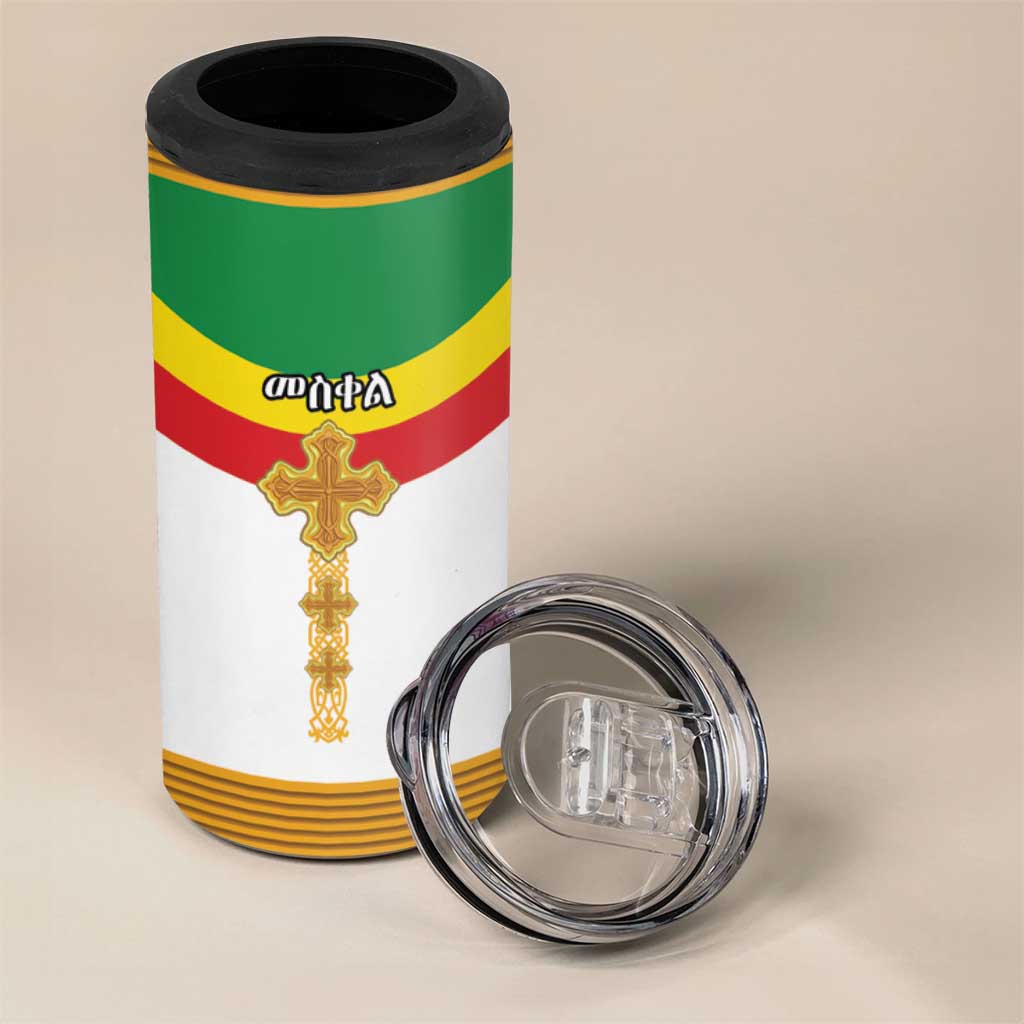 Meskel Ethiopia 4 in 1 Can Cooler Tumbler True Cross LT15