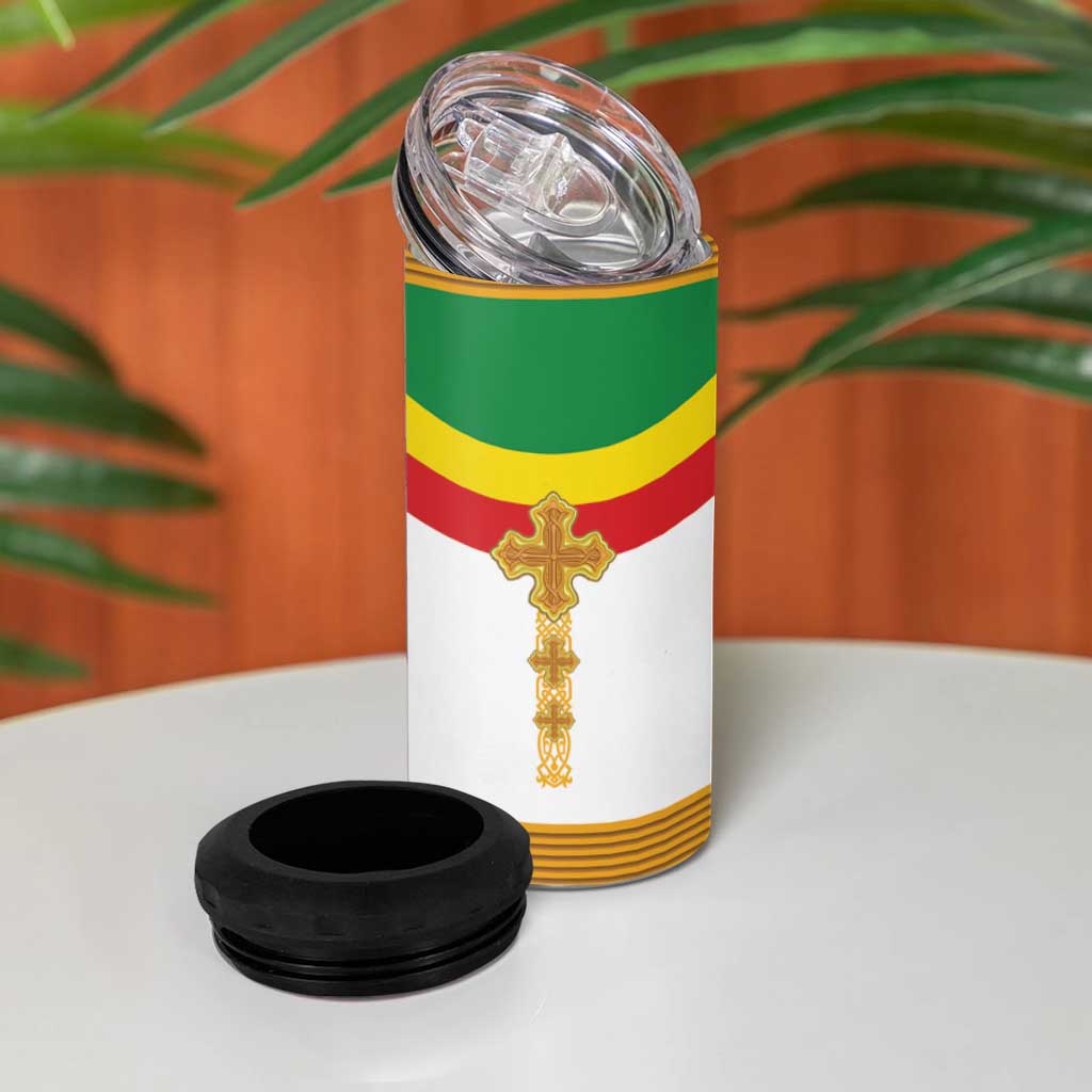Meskel Ethiopia 4 in 1 Can Cooler Tumbler True Cross LT15