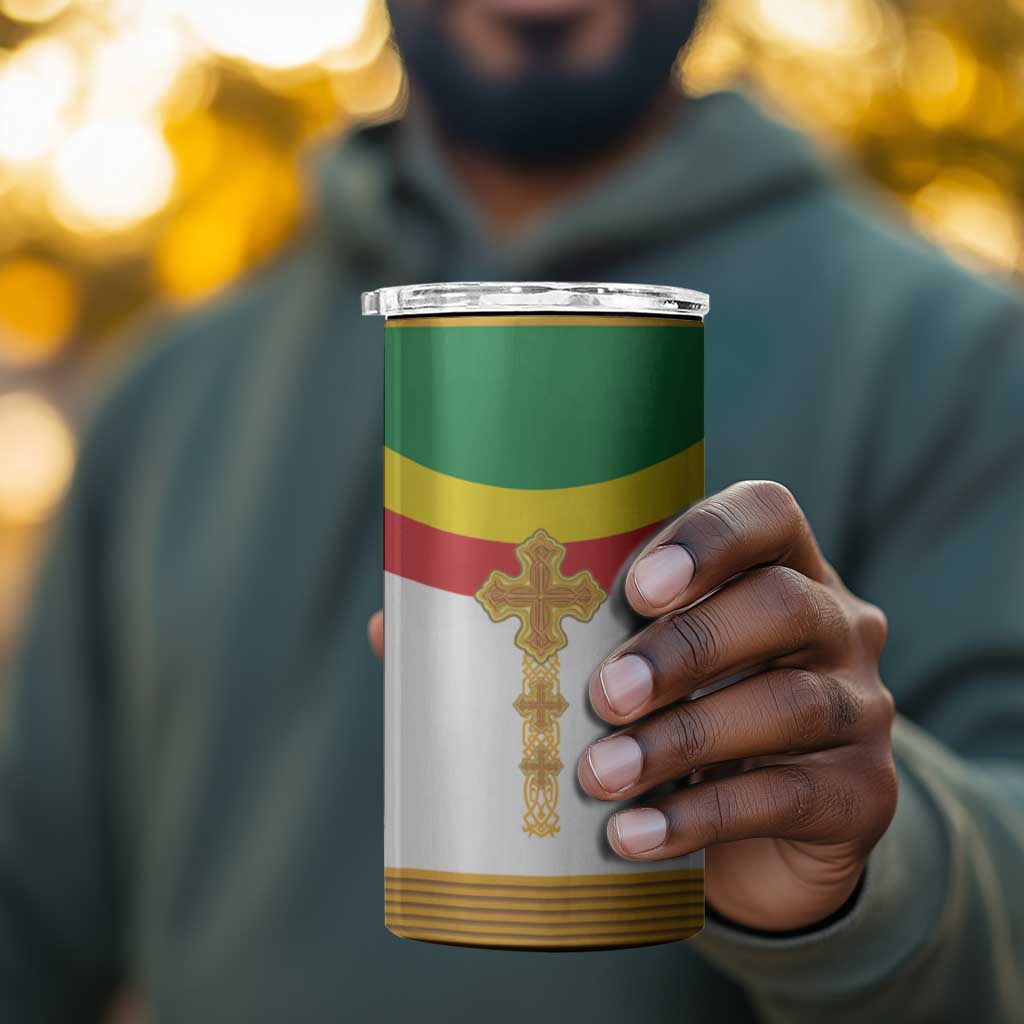 Meskel Ethiopia 4 in 1 Can Cooler Tumbler True Cross LT15