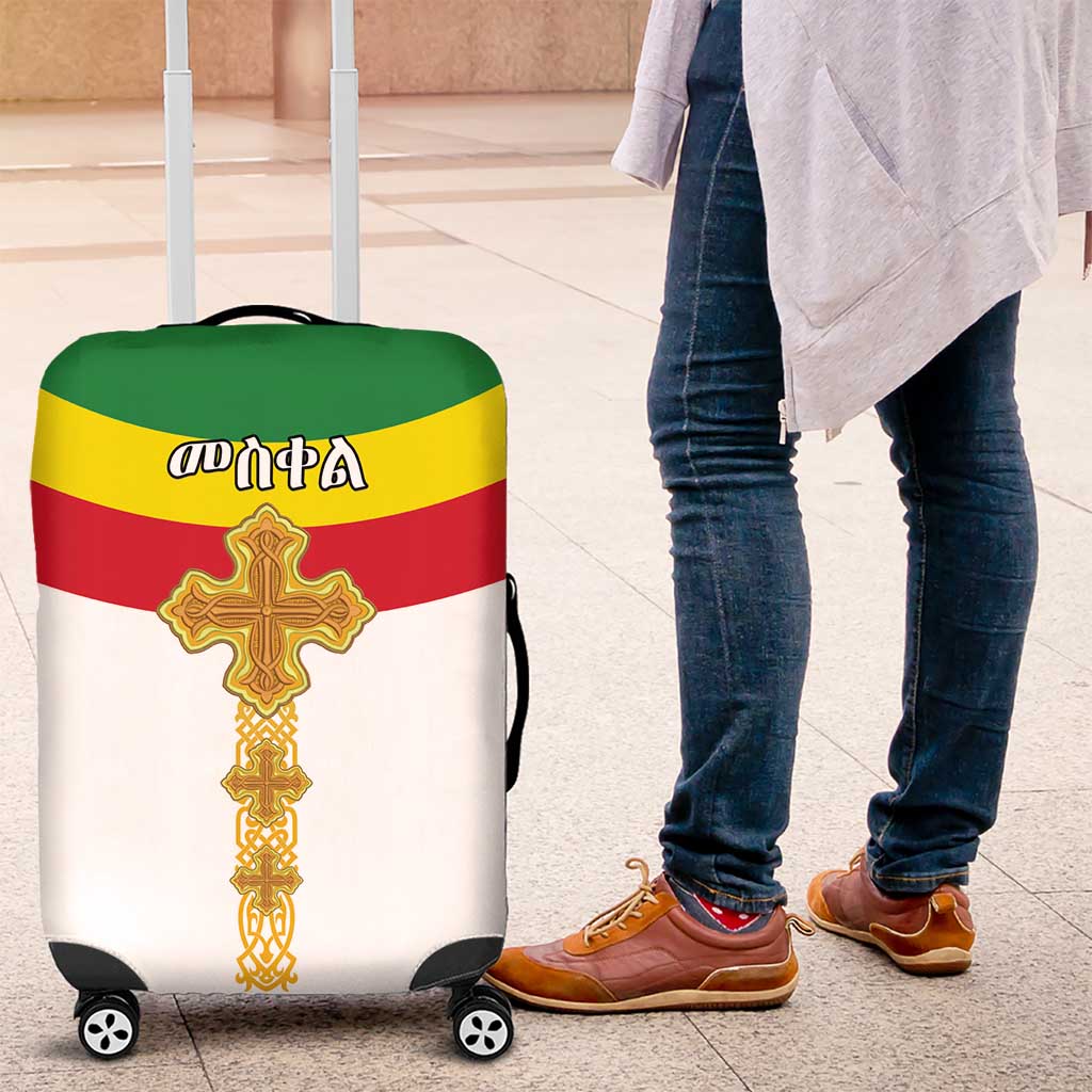 Ethiopia Meskel Luggage Cover Ethiopian Cross LT15