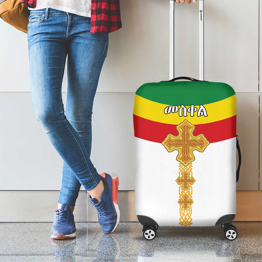 Ethiopia Meskel Luggage Cover Ethiopian Cross LT15
