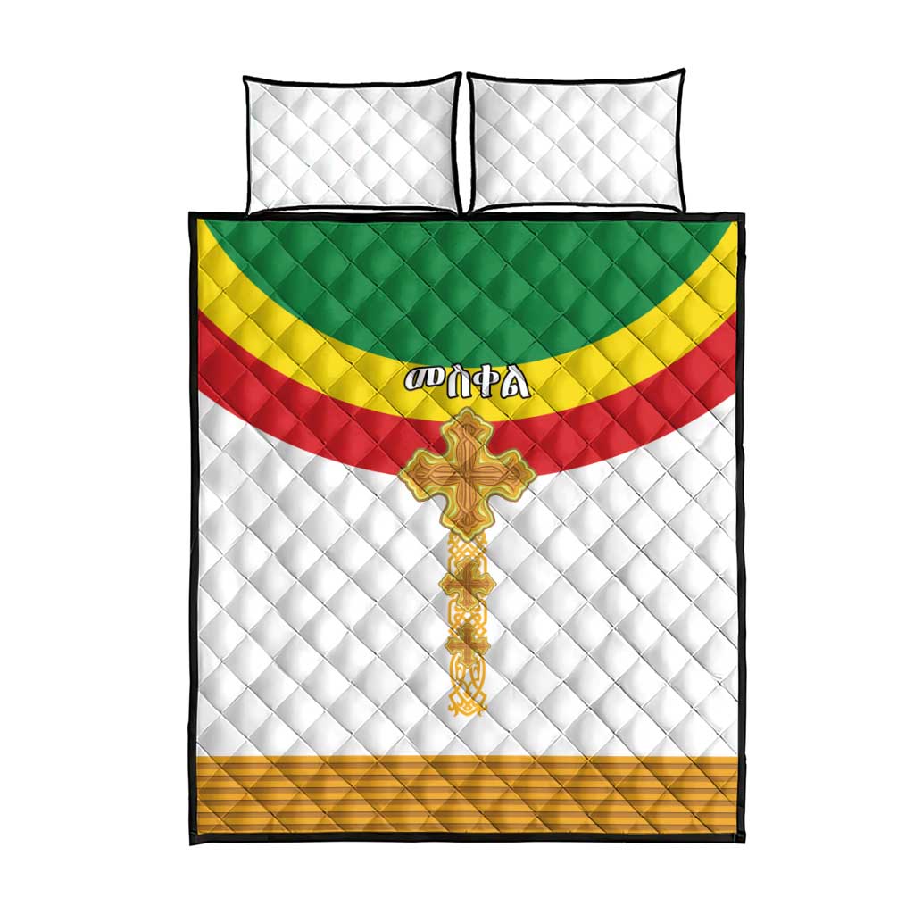 Meskel Ethiopia Quilt Bed Set True Cross LT15