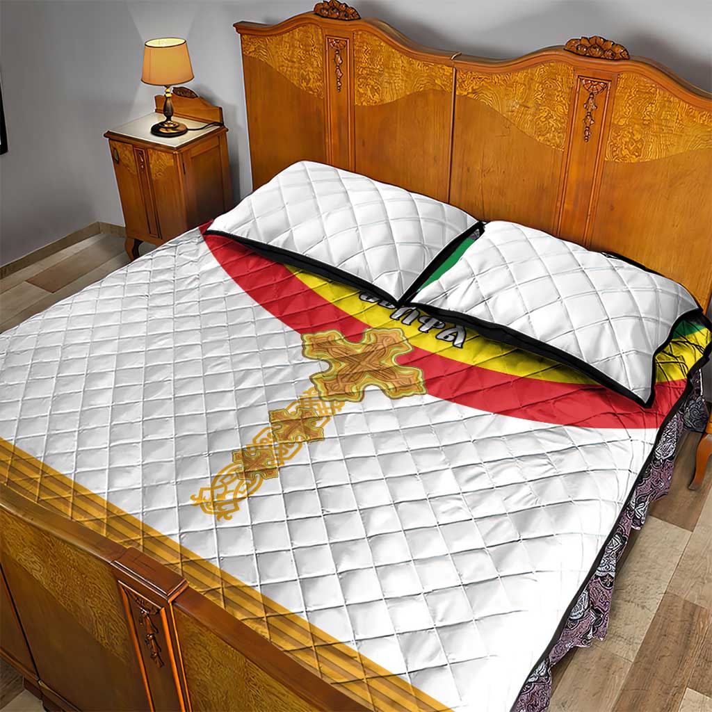 Meskel Ethiopia Quilt Bed Set True Cross LT15