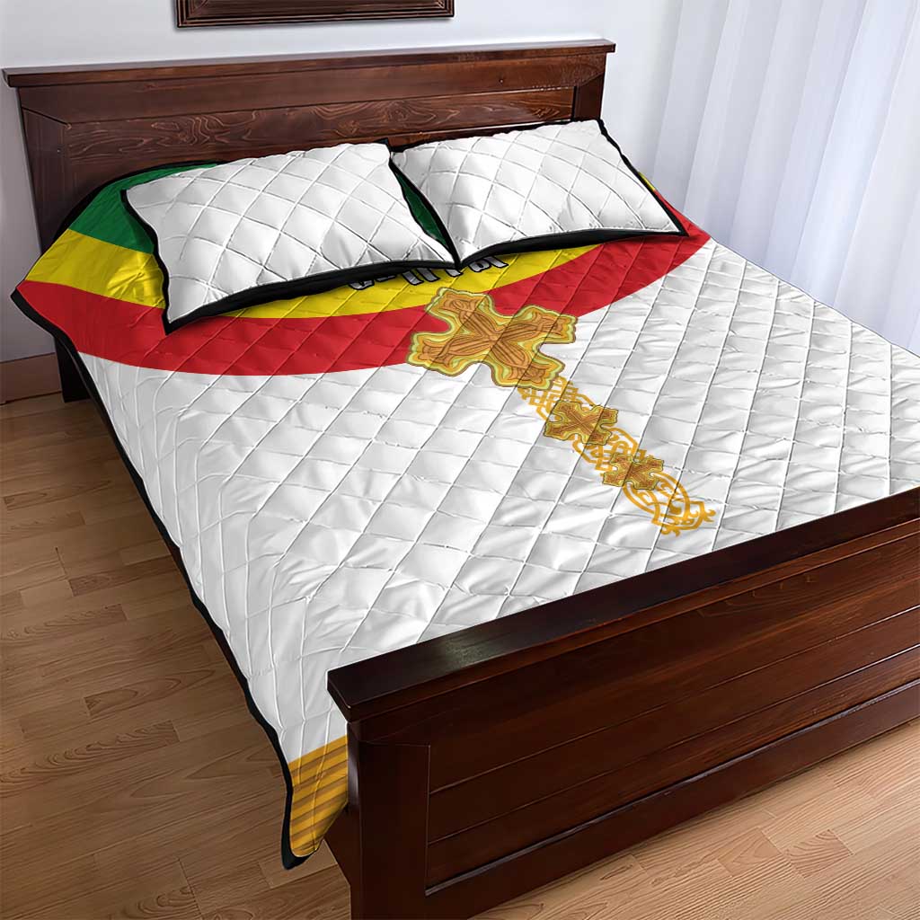 Meskel Ethiopia Quilt Bed Set True Cross LT15