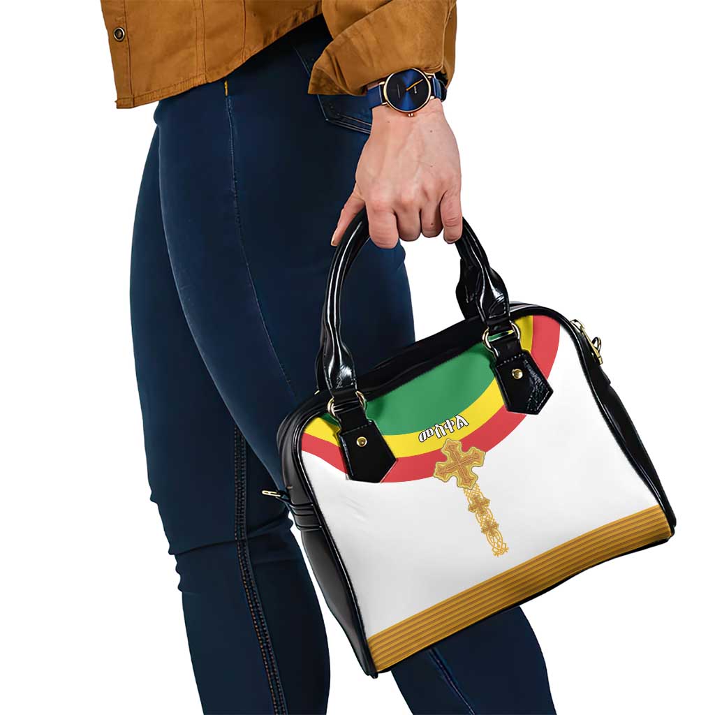 Ethiopia Meskel Shoulder Handbag Ethiopian Cross LT15