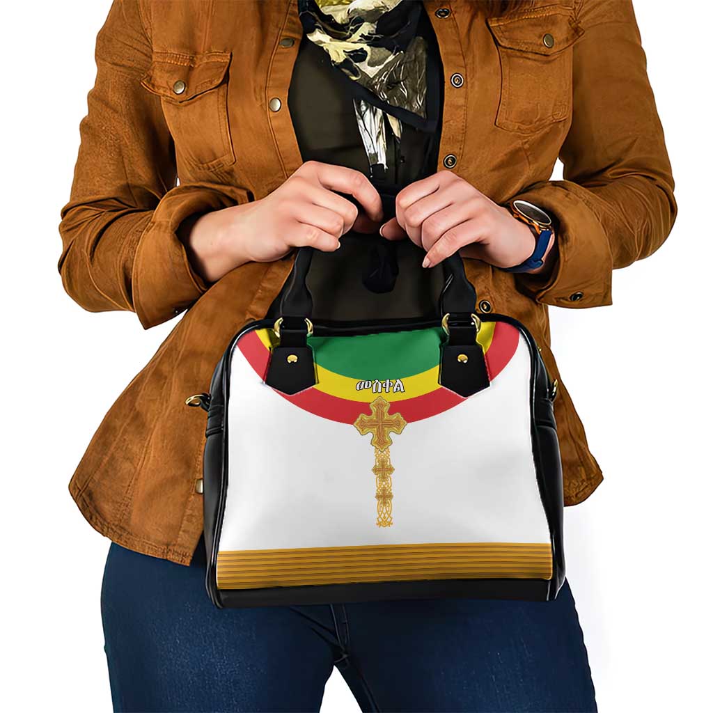 Ethiopia Meskel Shoulder Handbag Ethiopian Cross LT15