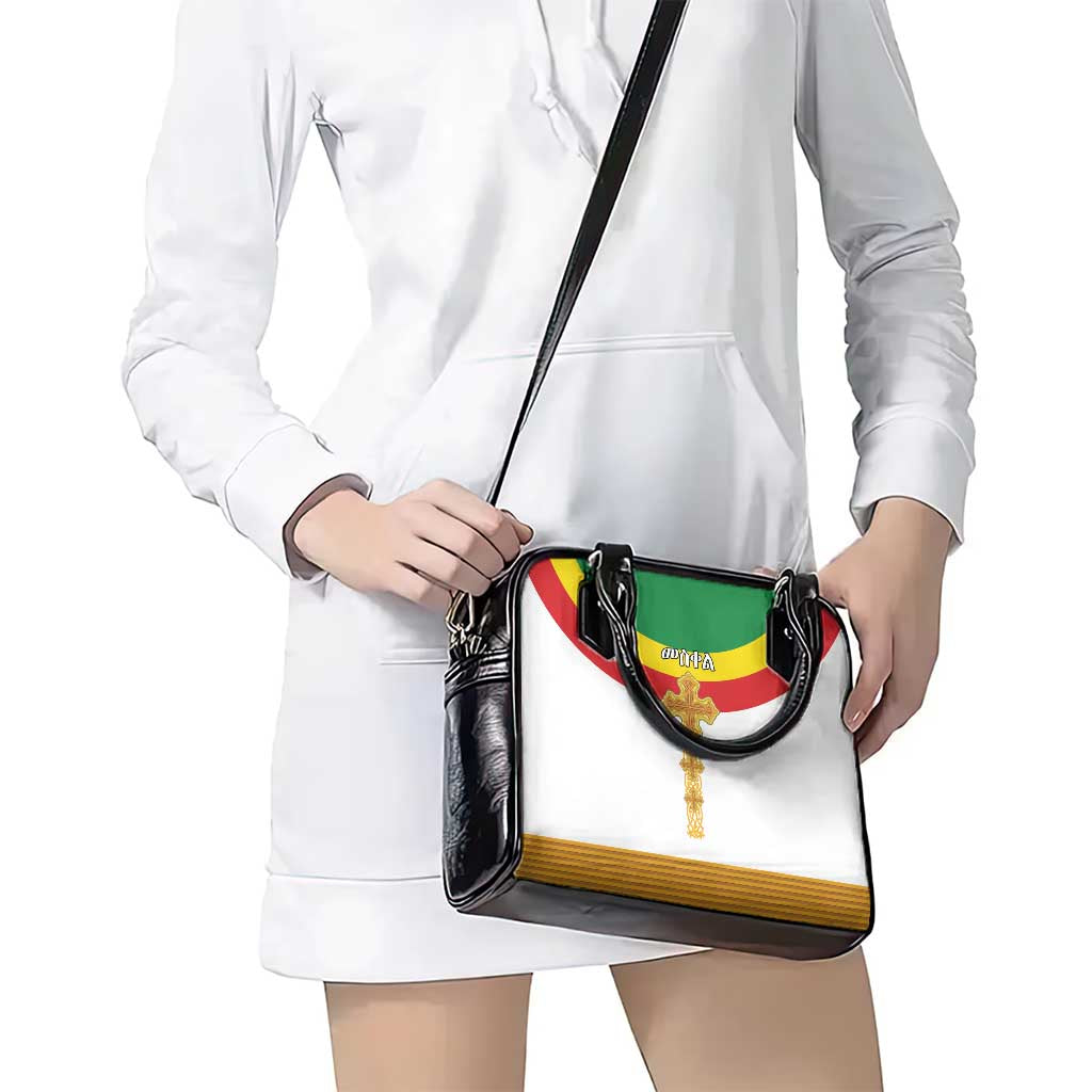 Ethiopia Meskel Shoulder Handbag Ethiopian Cross LT15