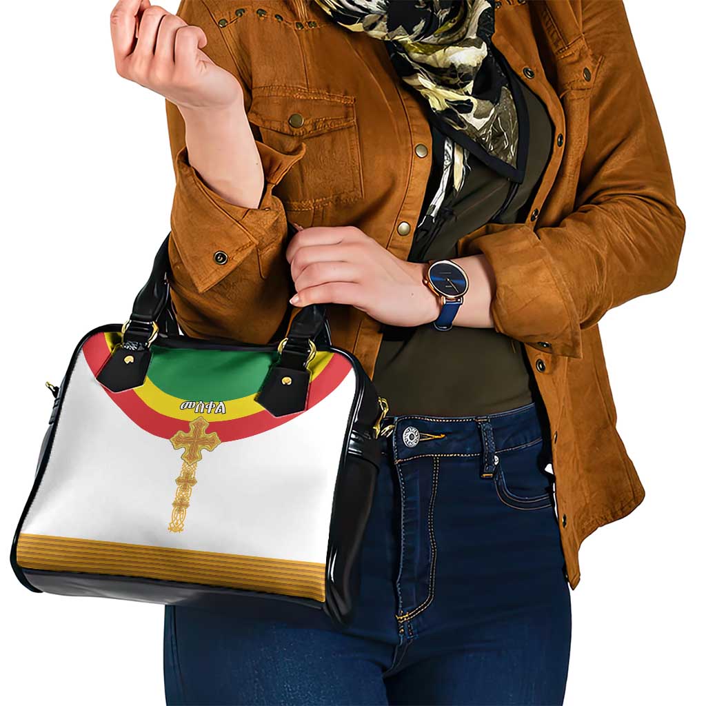 Ethiopia Meskel Shoulder Handbag Ethiopian Cross LT15