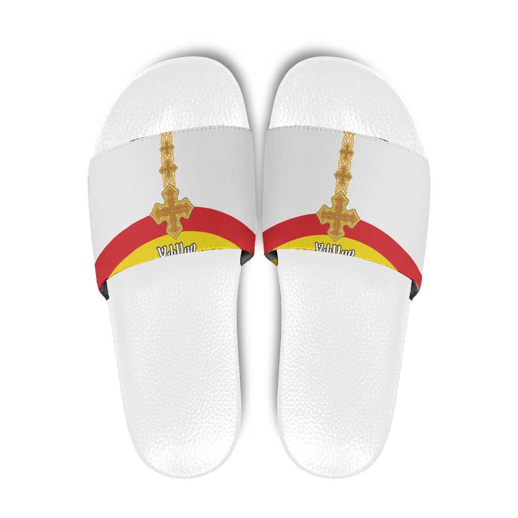 Ethiopia Meskel Slide Sandals Ethiopian Cross LT15