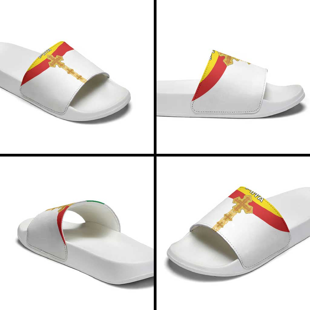 Ethiopia Meskel Slide Sandals Ethiopian Cross LT15