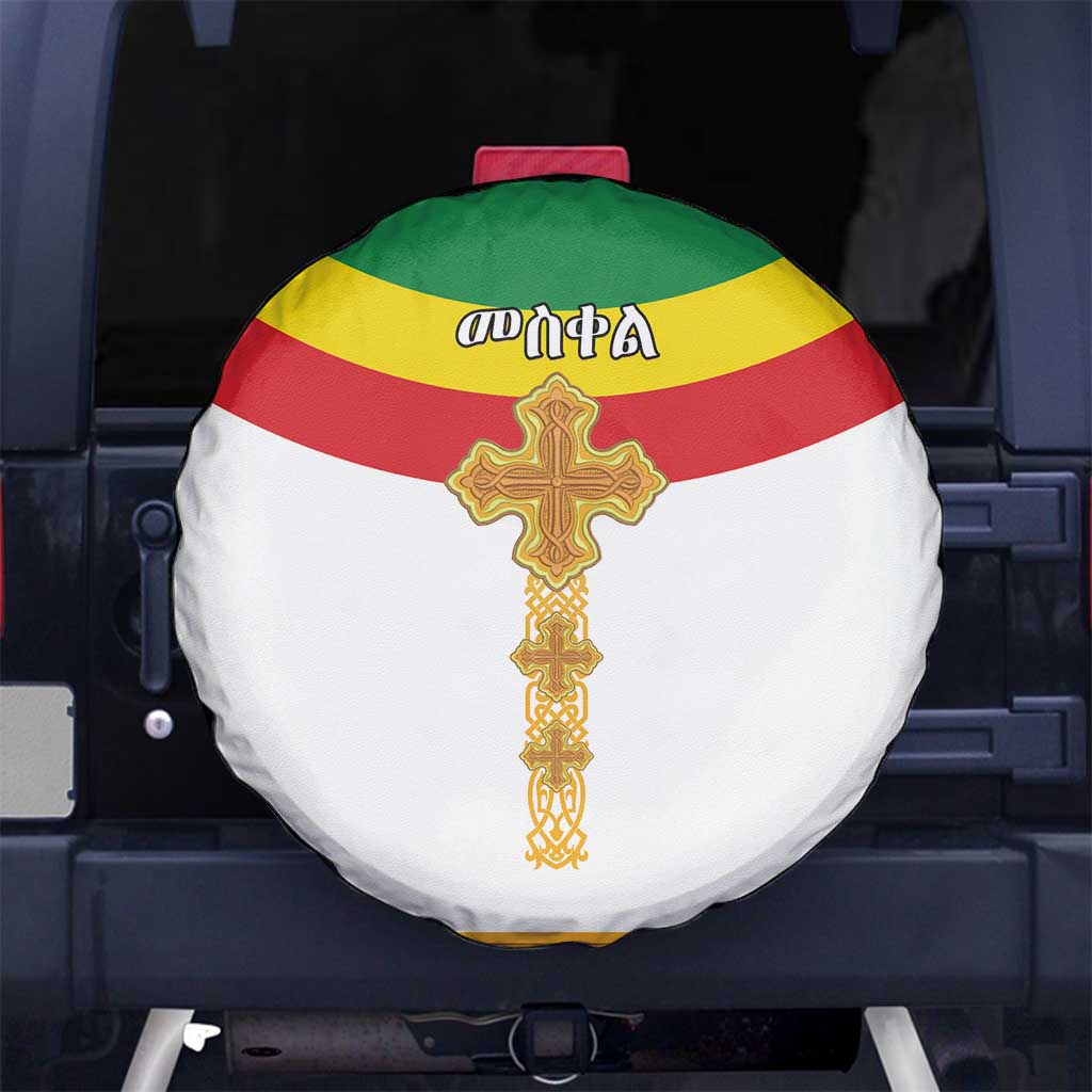 Ethiopia Meskel Spare Tire Cover Ethiopian Cross LT15