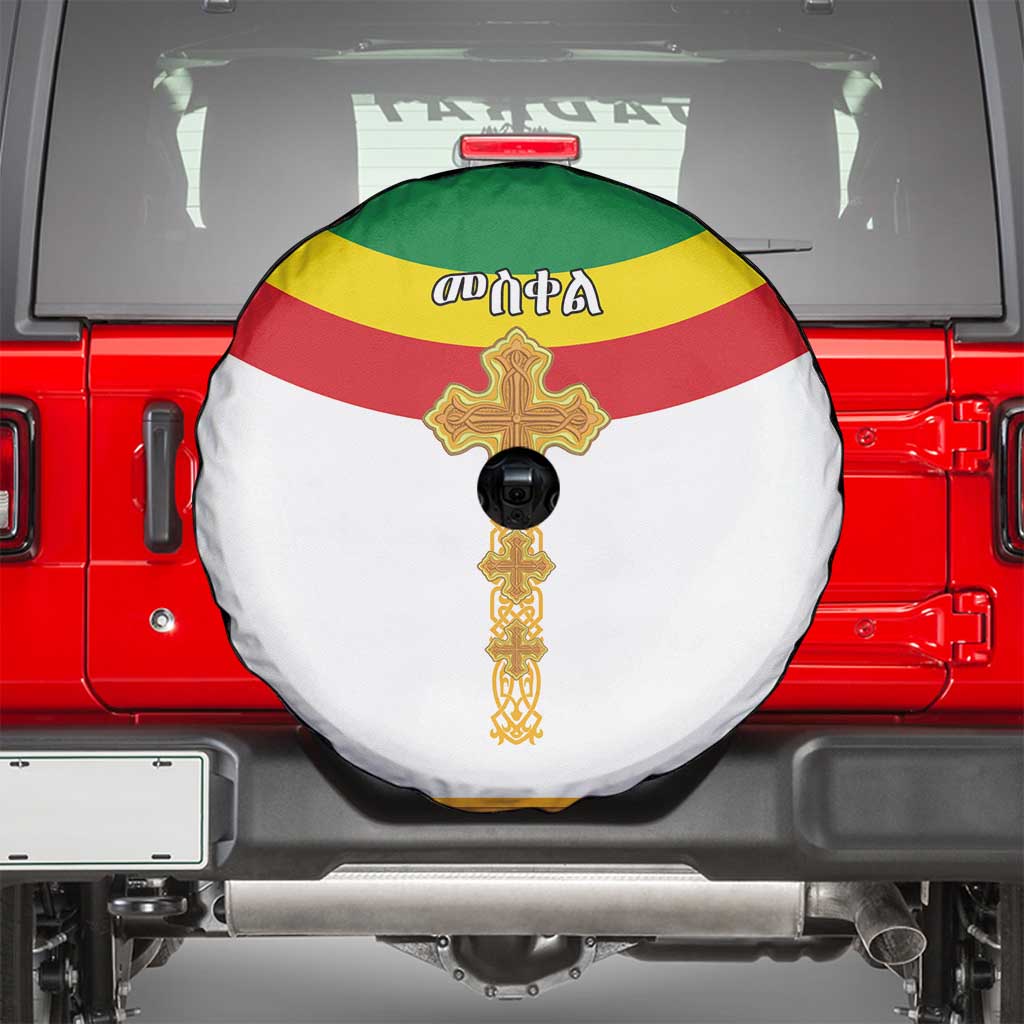Ethiopia Meskel Spare Tire Cover Ethiopian Cross LT15