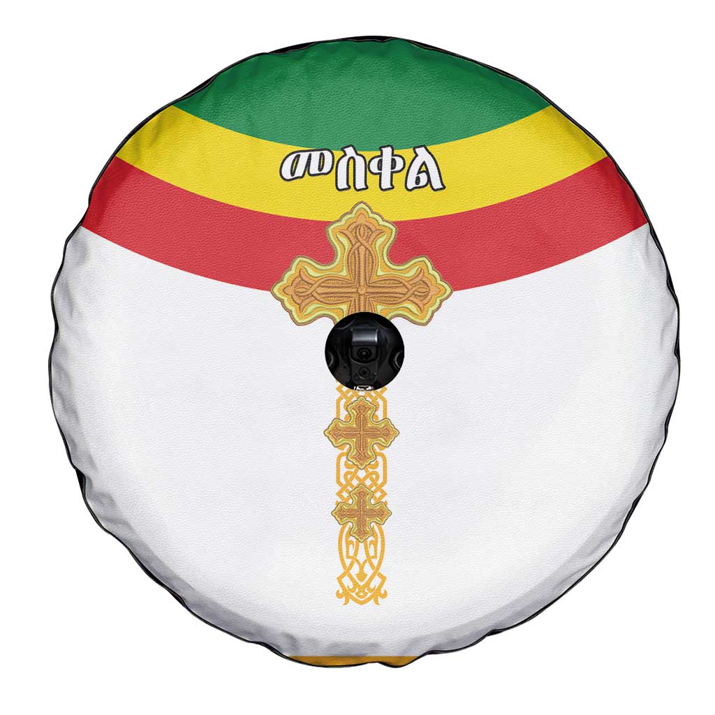 Ethiopia Meskel Spare Tire Cover Ethiopian Cross LT15
